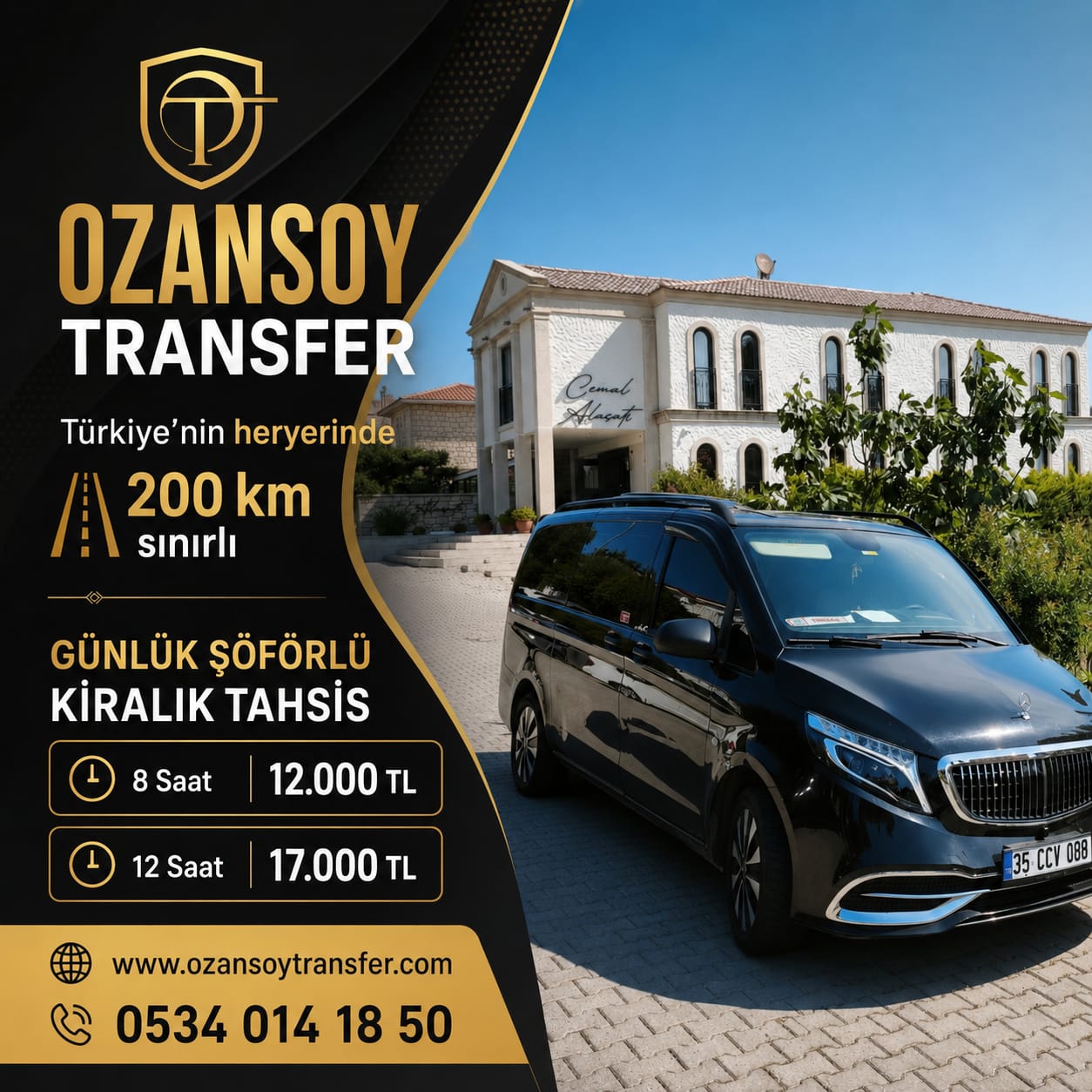 cesme ve alaçati da 200 km sınırlı tahsis vito